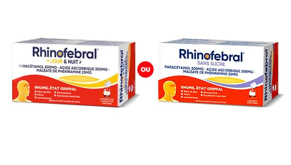 RHINOFEBRAL® : Médicaments contre les symptômes du Rhume et/ou l ...